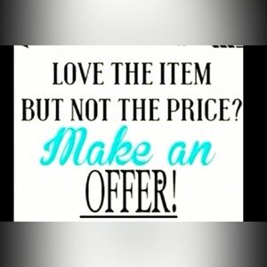 Reasonable offers only . Please no low ball offers.